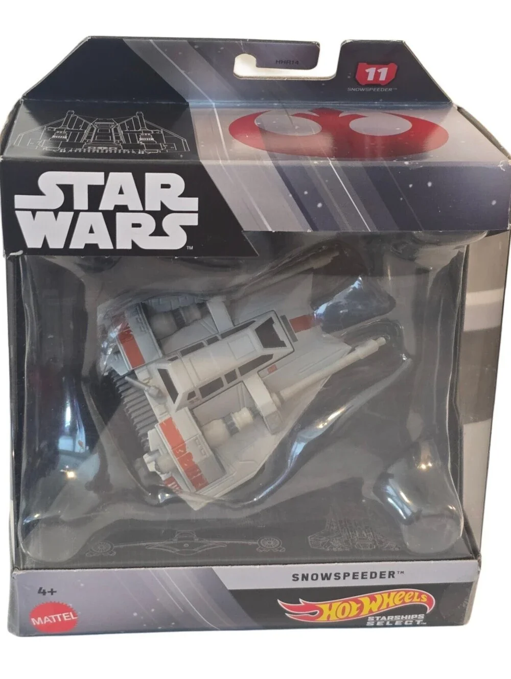 Hot Wheels Star Wars Starships Select 3-Pack Snowspeeder Gauntlet Sandcrawler
